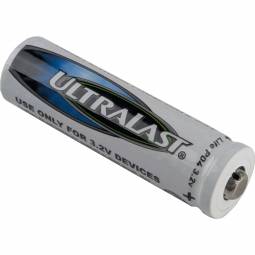Rechargeable Ultralast 14500 LiFePO4 Button-Top Battery
