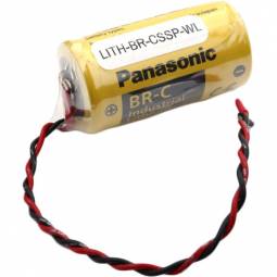 Panasonic BR-CSSP 3V C Size Lithium Battery with Wire Leads