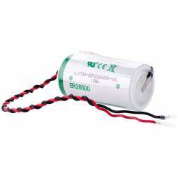 ER26500 3.6V C-Size Lithium Battery with 6" Wire Leads