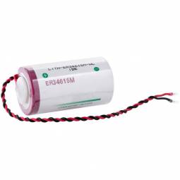 LITH-ER34615M-WL 3.6V D-Size Lithium Battery with 6" Wire Leads