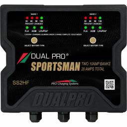 Dual Pro Sportsman HF 2-Bank Marine Battery Charger (SS2HF)