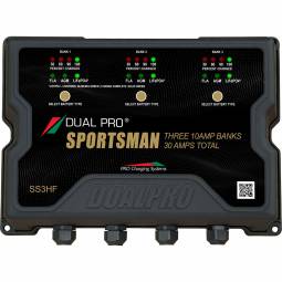 Dual Pro Sportsman HF 3-Bank Marine Battery Charger (SS3HF)