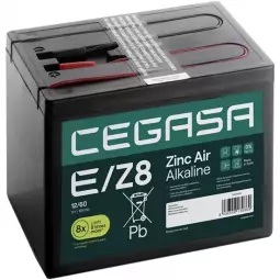 Cegasa E/Z8 12/60 Zinc Air Alkaline Battery 12V 60Ah