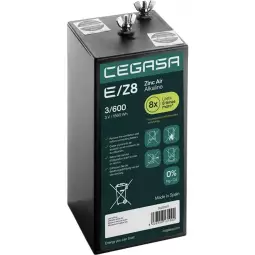 Cegasa E/Z8 3V 600Ah Zinc-Air Alkaline Battery
