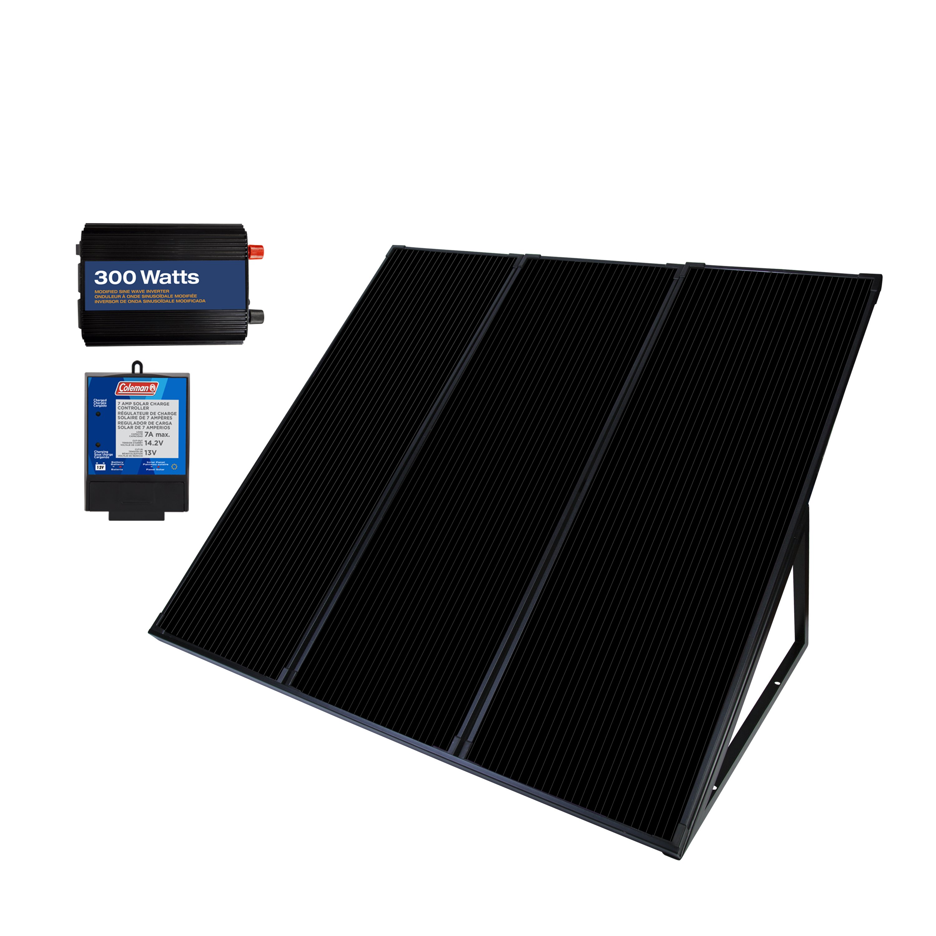 Coleman 12 Volt, 55 Watt Solar Power Generator Kit Battery Mart