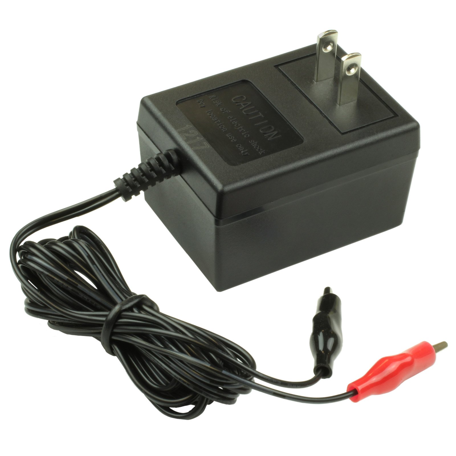 6 12 Volt 500 MA Sealed Lead Acid Battery Charger With Alligator Clips 6 12 Volt 500 MA Sealed Lead Acid Battery Charger With Alligator Clips