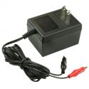 6/12 Volt 500 mA Sealed Lead Acid Battery Charger with Alligator Clips