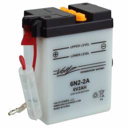 6N2-2A Dry Charge Battery: Acid Required