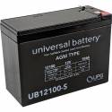 12 Volt 10 Ah Sealed Lead Acid Rechargeable Battery - F2 Terminals
