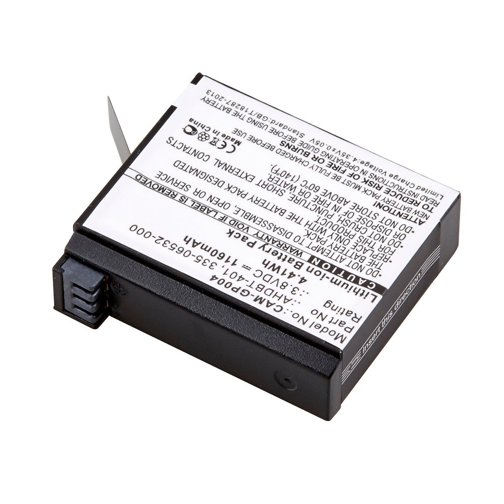 Replacement GoPro AHDBT401 Camera Battery for Hero 4 Battery Mart