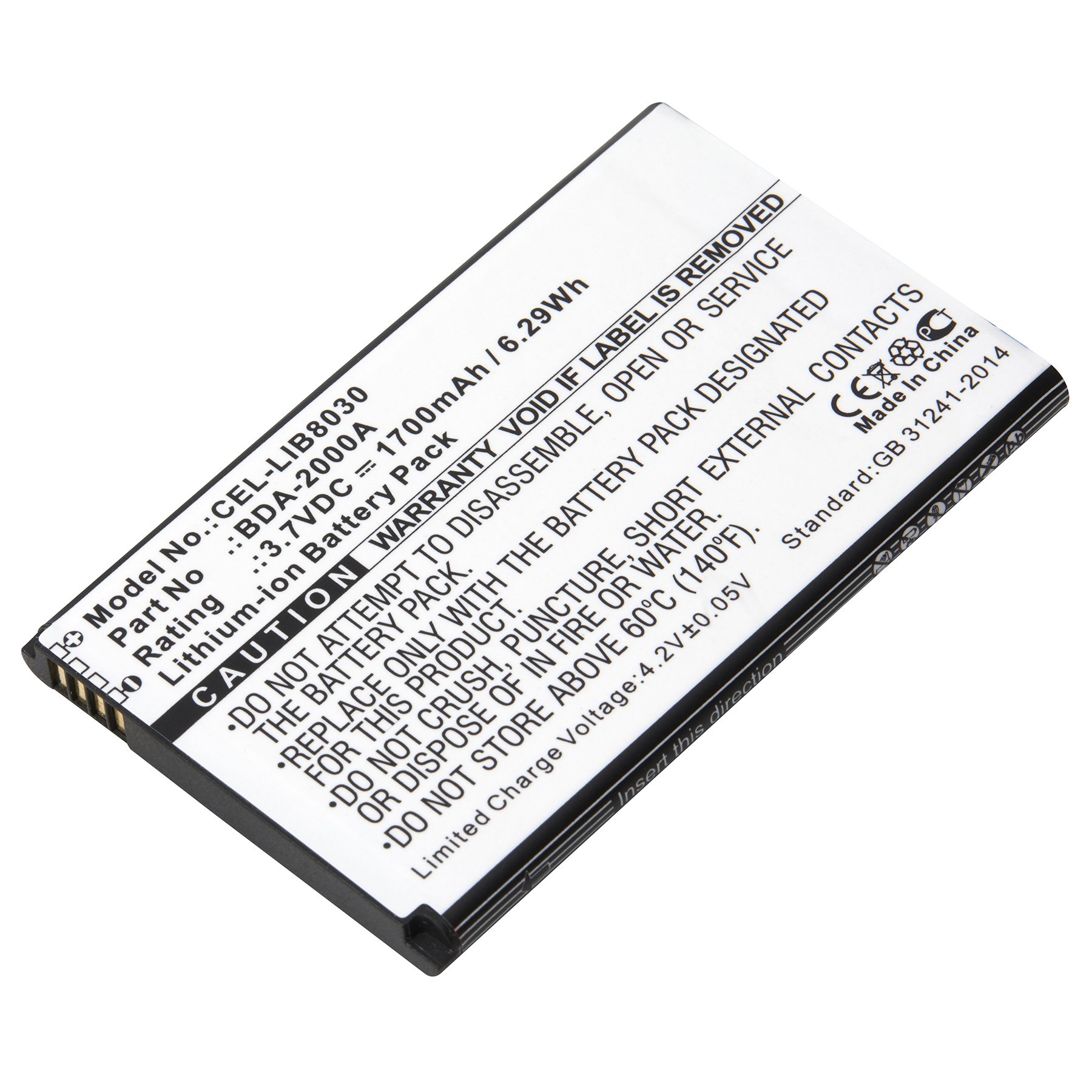 Replacement Doro Liberto 8030 Cell Phone Battery Battery Mart
