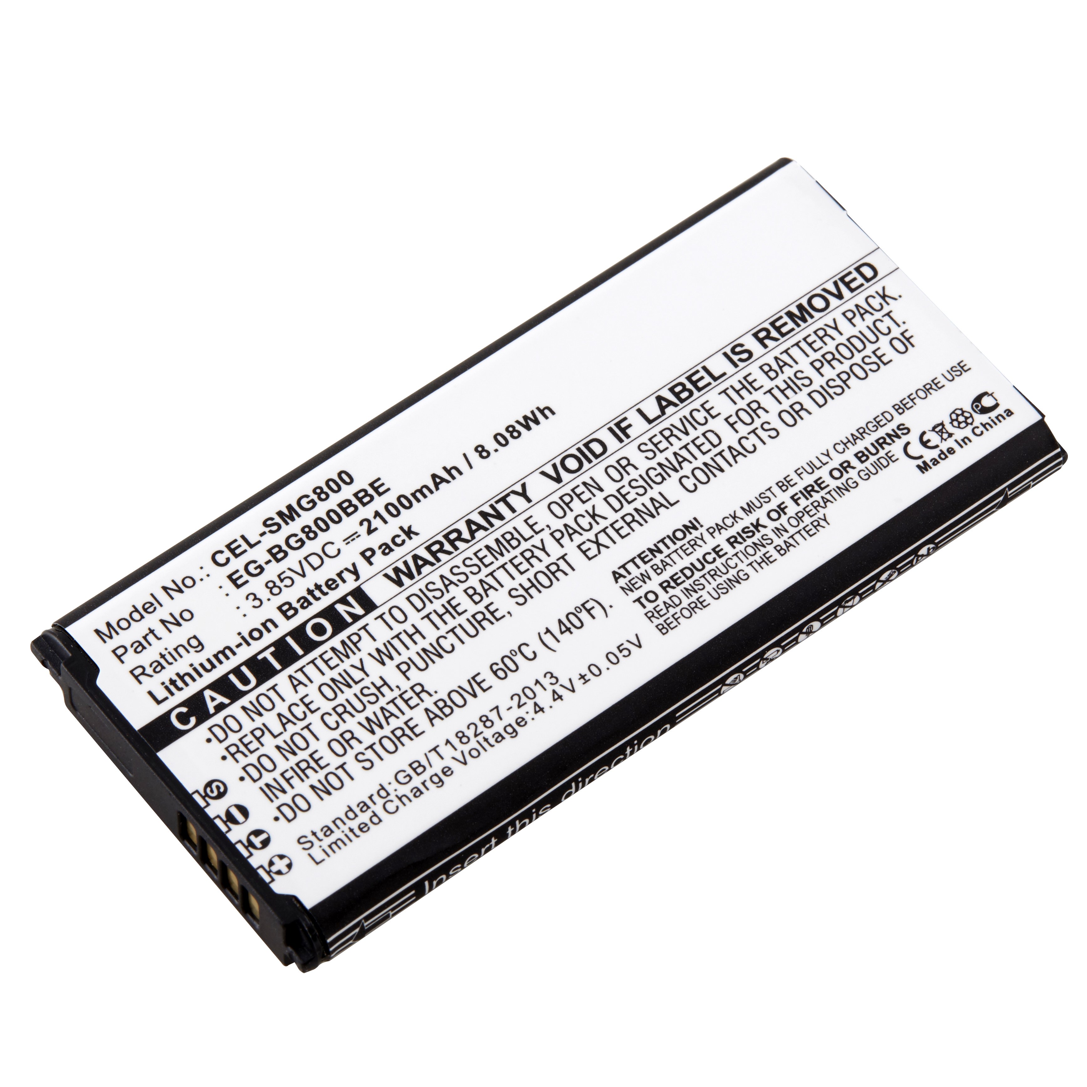 Replacement Cell Phone Battery for Samsung Galaxy S5 Mini with NFC