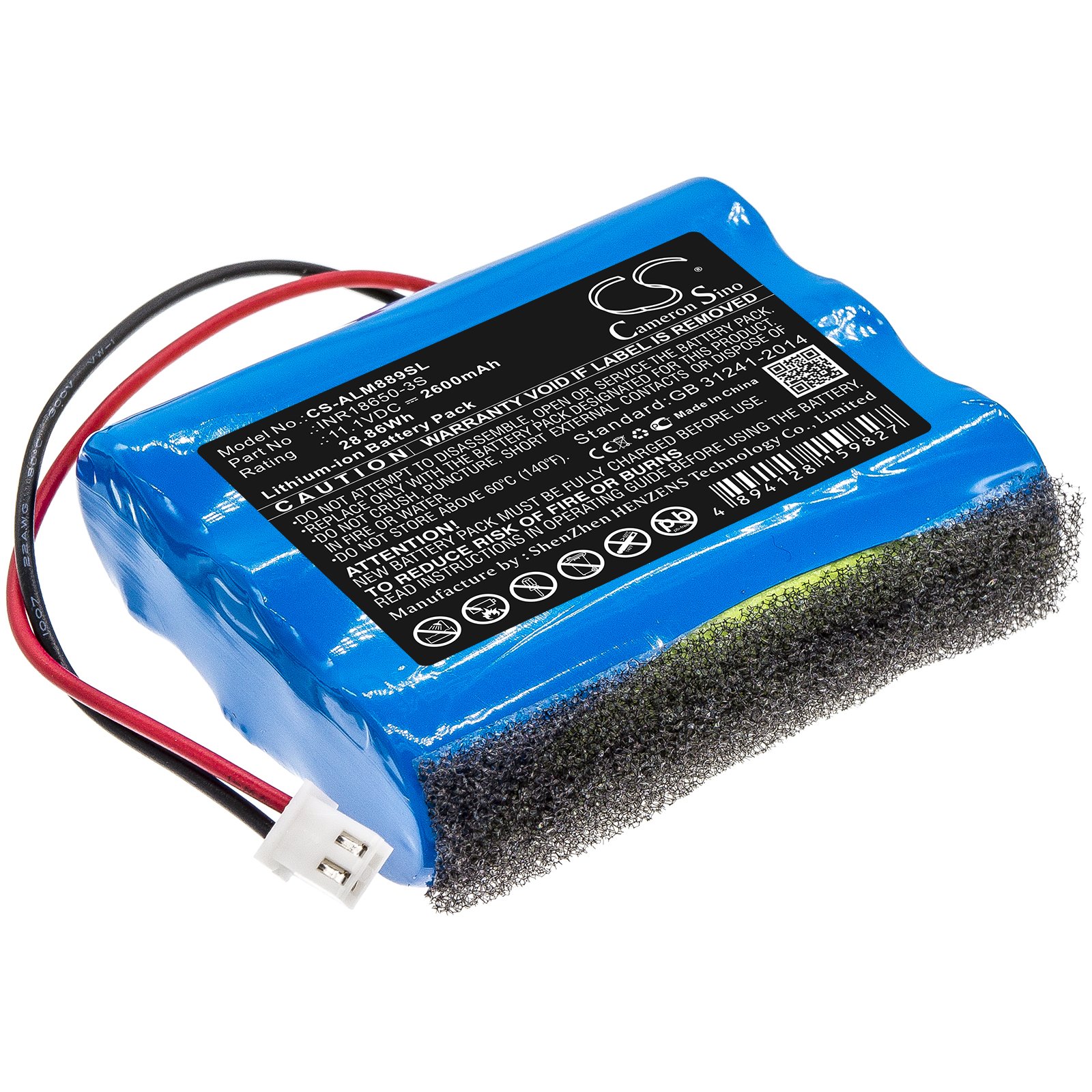 vhbw Batterie Remplacement pour Sony ID1057, IAJ002NA, ST-06 pour Haut-parleurs, Enceintes portatives (3000mAh, 7,4V, Li-ION