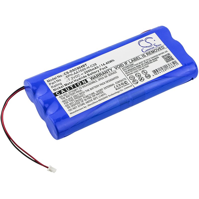 Replacement Direct, DSC Alarm System Battery (7.2V, 2000mAh, NiMH) Battery Mart