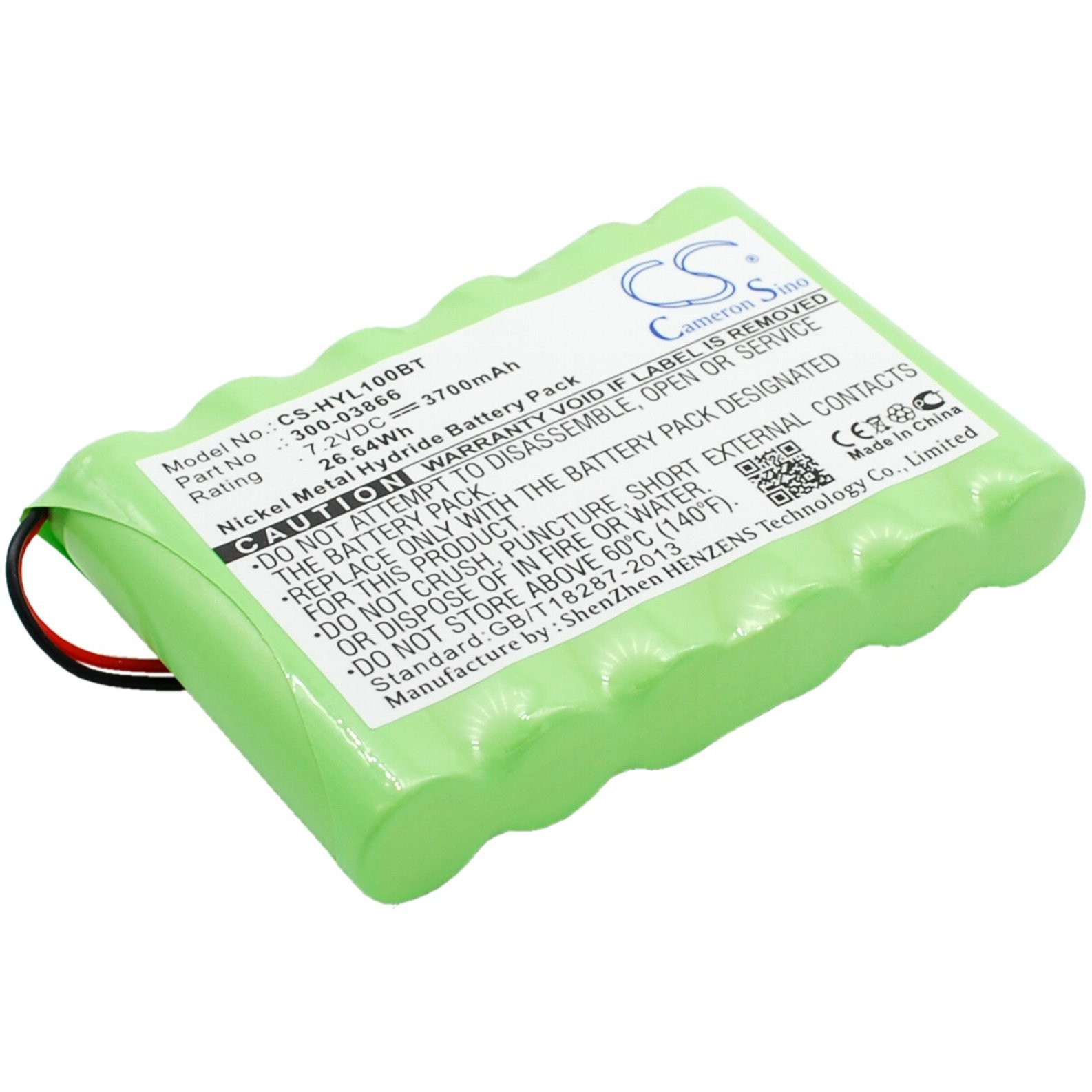 Replacement Honeywell Alarm System Battery (7.2V, 3700mAh, NiMH) Battery Mart