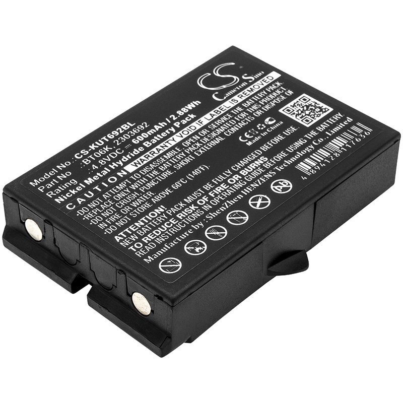 Replacement IKUSI Crane Remote Control Battery (4.8V, 0.6Ah, NiMH