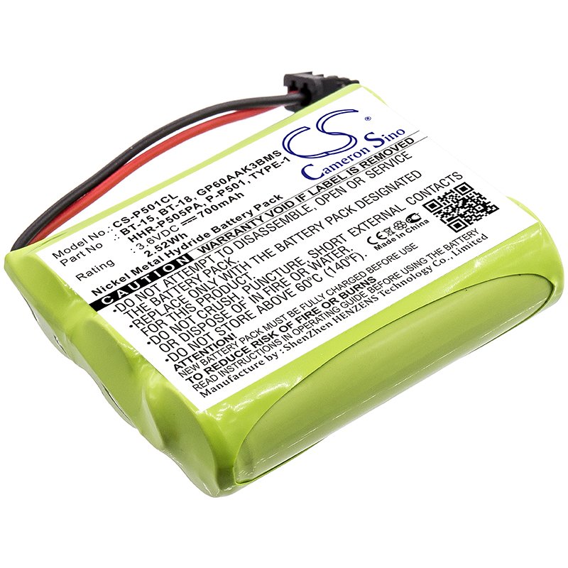 Batteria Sostitutiva Ni-MH 3.6V 600mAh Per Sony BP-T14, BP-T16, BP-T22H E Molti Altri