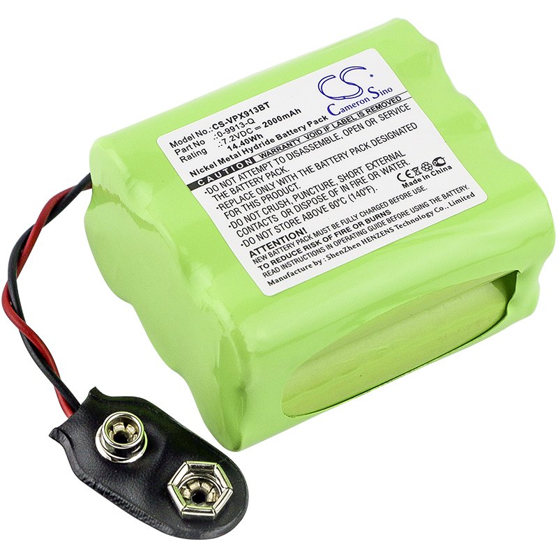 Replacement Visonic Alarm System Battery (7.2V, 2000mAh, NiMH