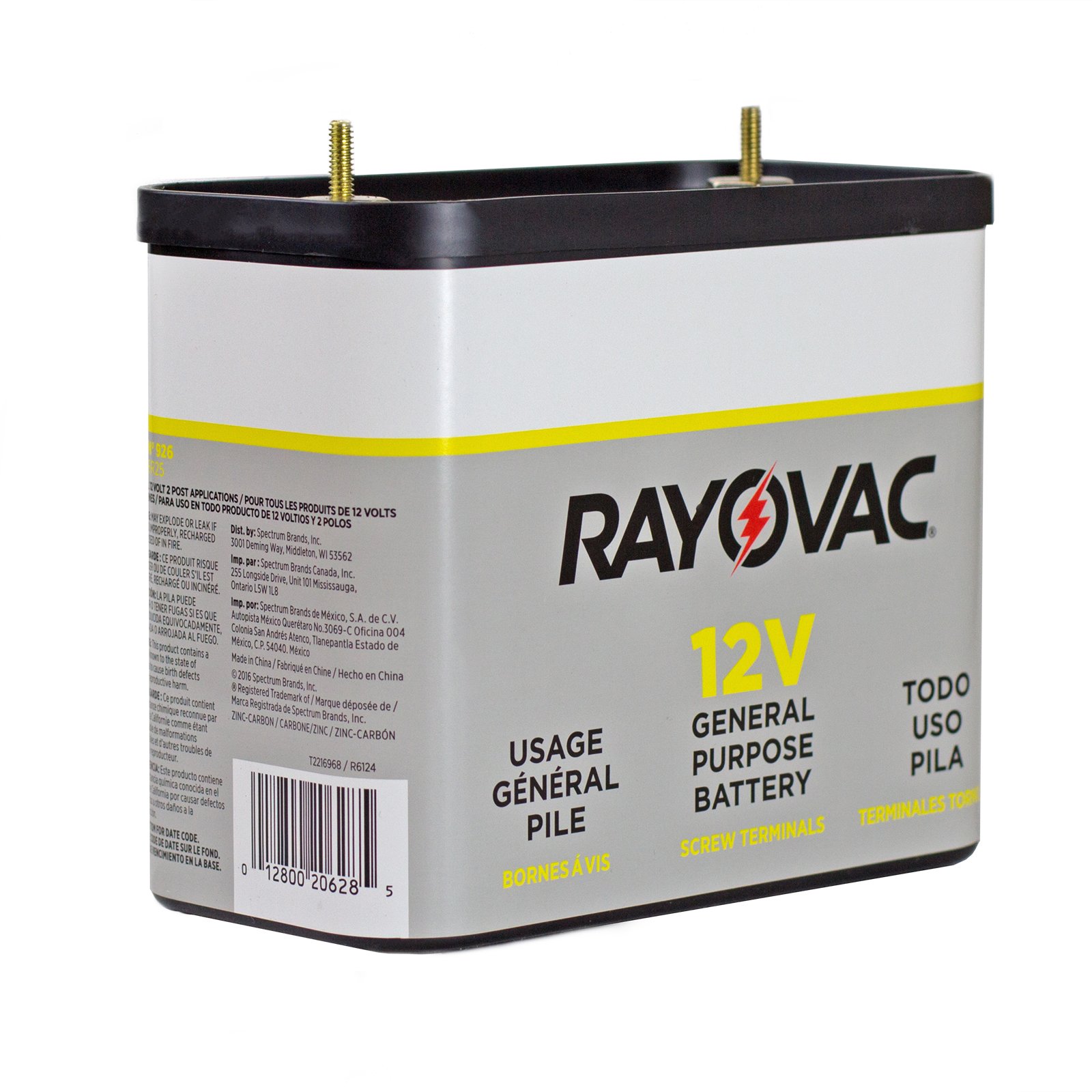 Rayovac 926 12 Volt Lantern Battery