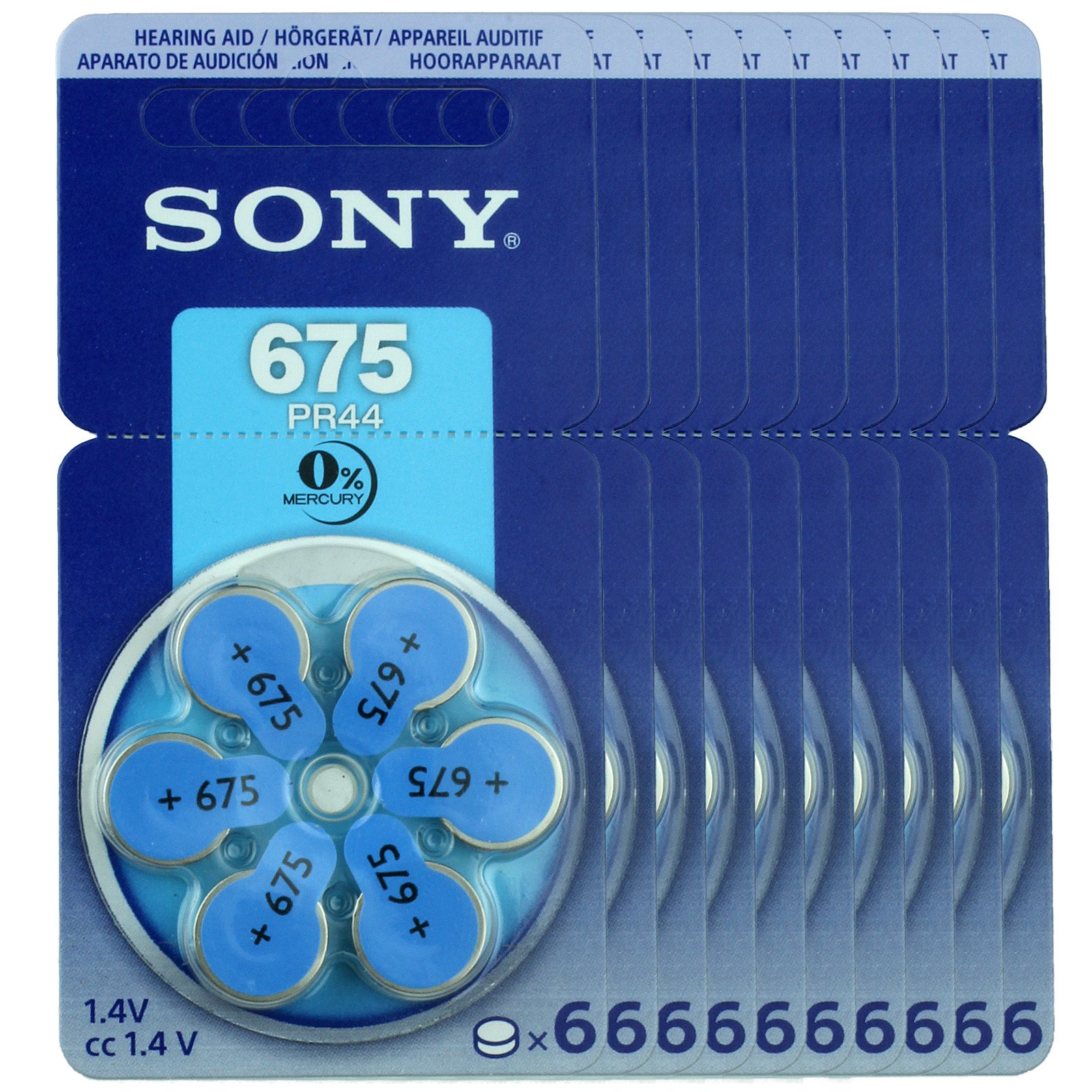 Size 675 Hearing Aid Batteries 60 Pack Battery Mart Size 675 Hearing Aid Batteries 60 Pack Battery Mart