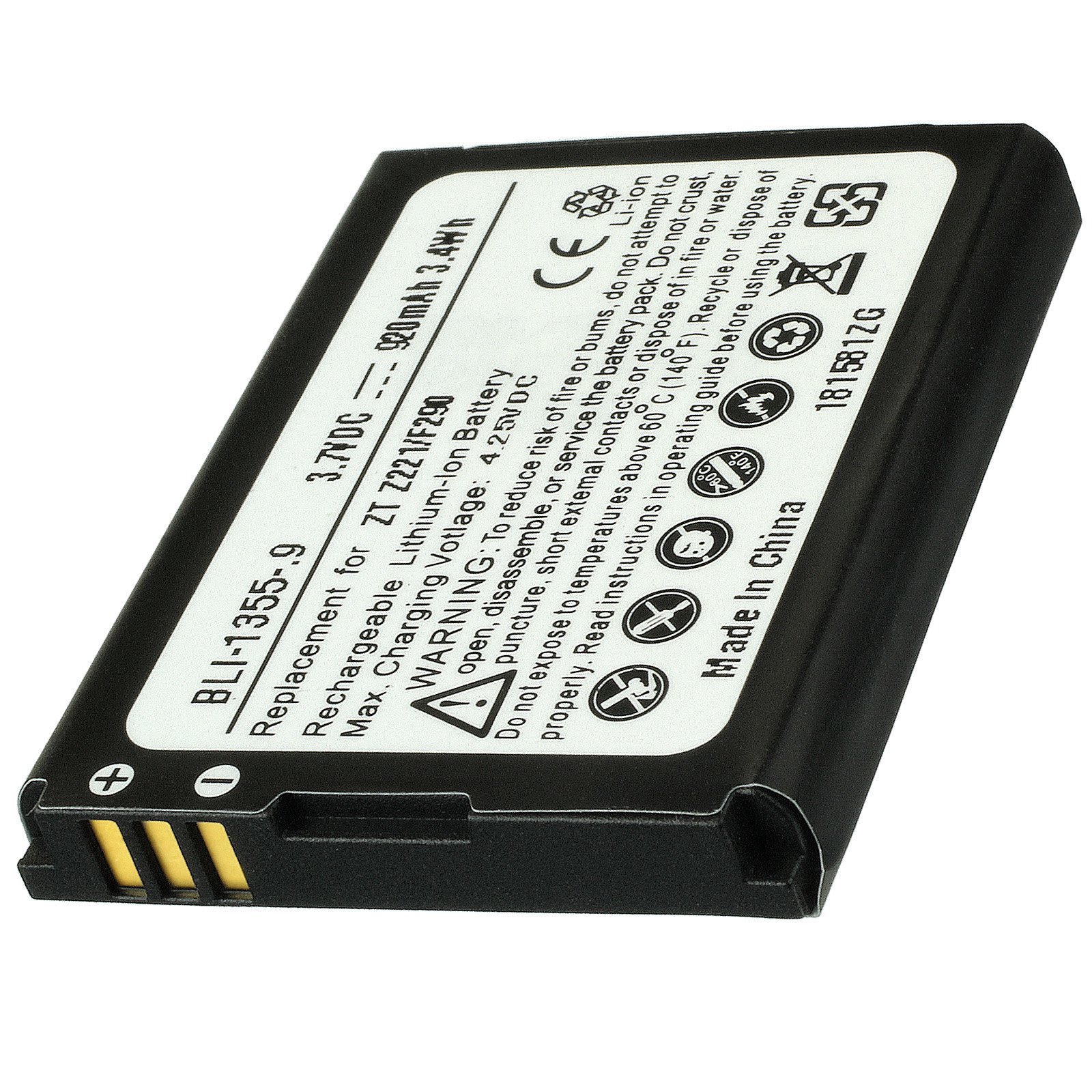 Replacement ZTE Li3709T42P3H43657 Cell Phone Battery