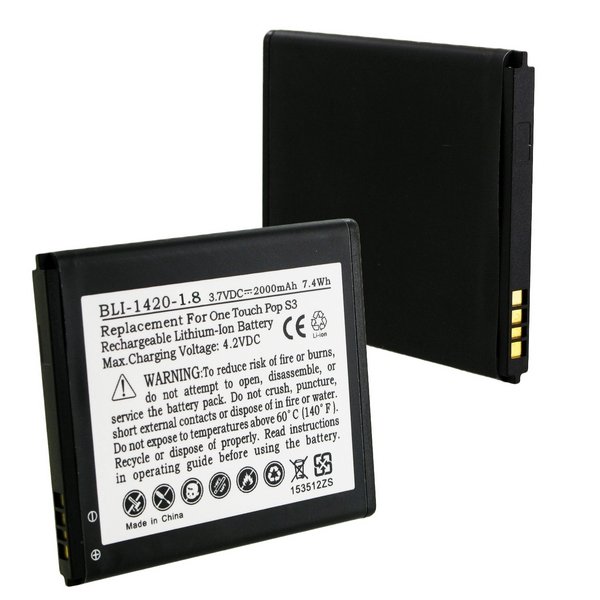 Replacement Alcatel TLP020A1 Cell Phone Battery