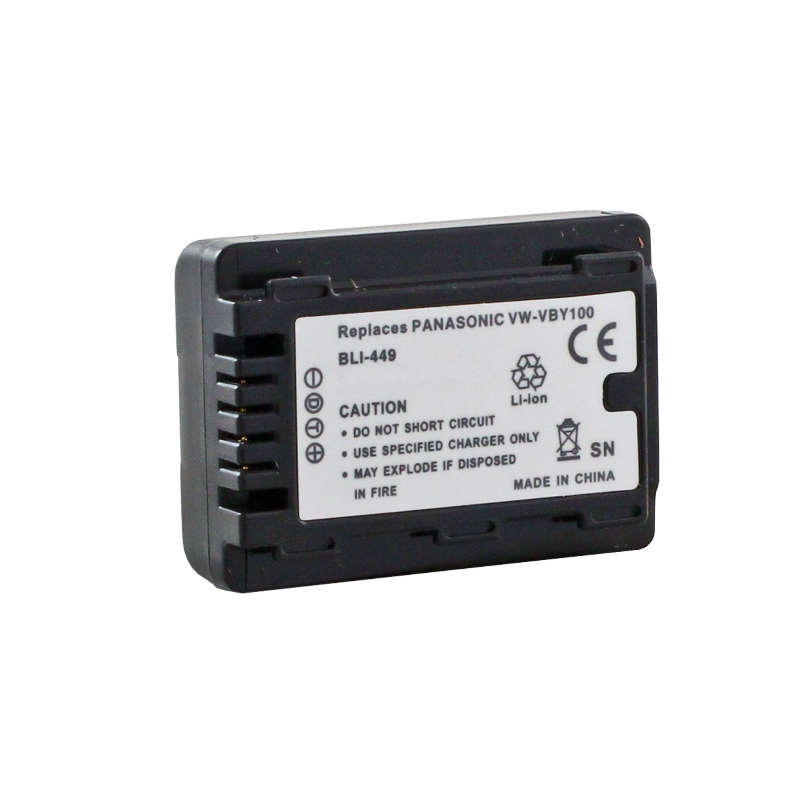 Batterie De Rechange Pour Caméscopes Panasonic VW-VBY100, HC-V110, HC-V130, HC-V201 Et Modèles Compatibles