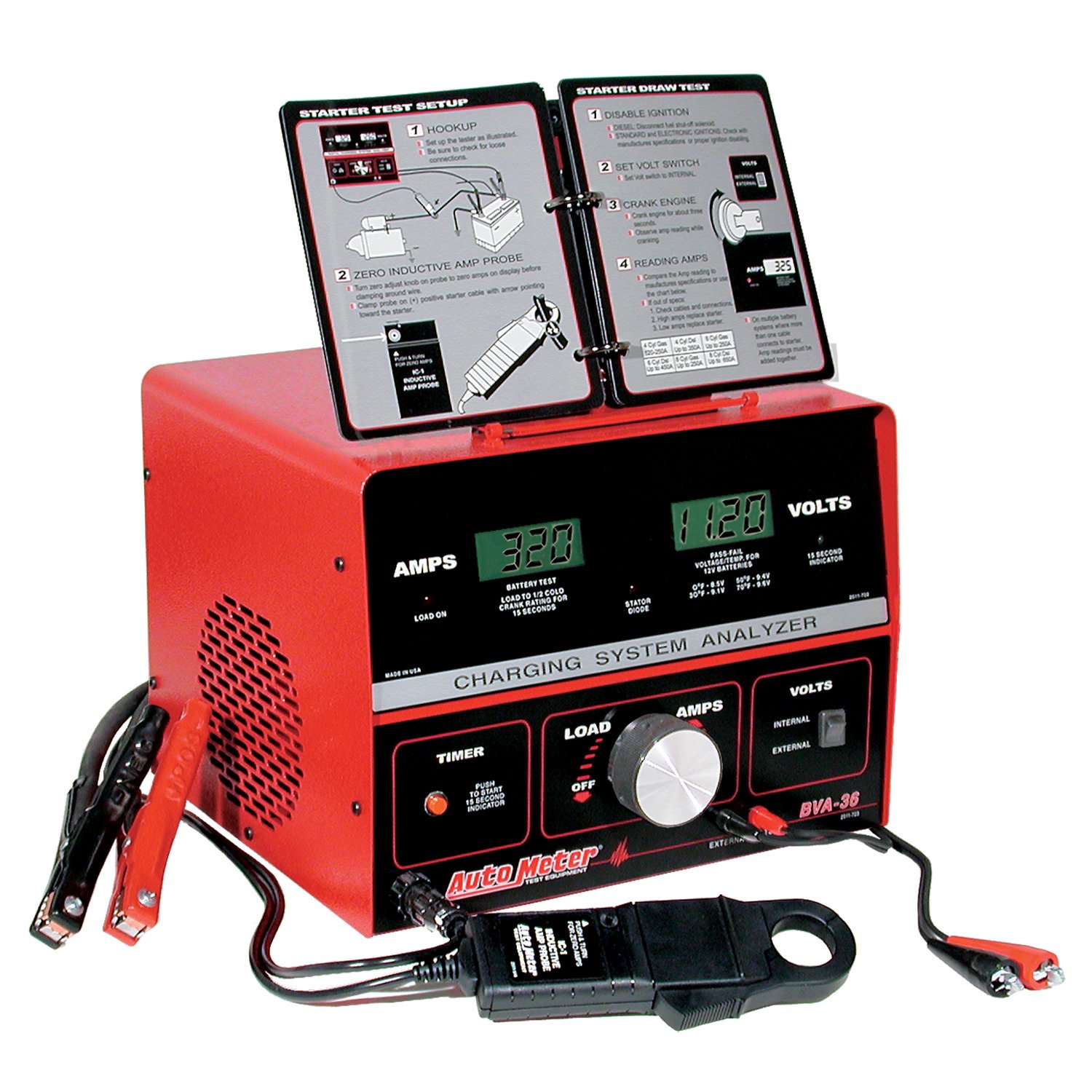 AutoMeter 800 Amp Variable Load Battery/Electrical System Tester Free