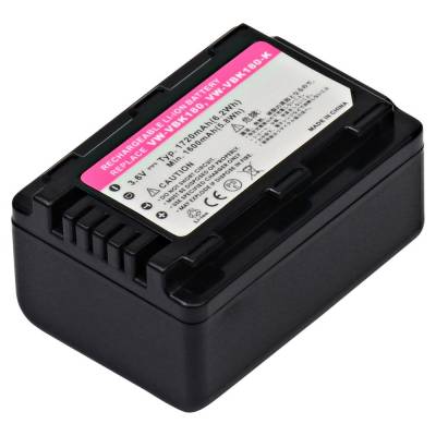 Replacement Panasonic VW-VBK180 Camcorder Battery for 50+ Models