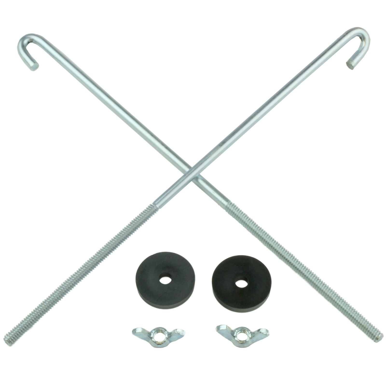 10in Battery Holddown Bolts (J Type) Battery Mart