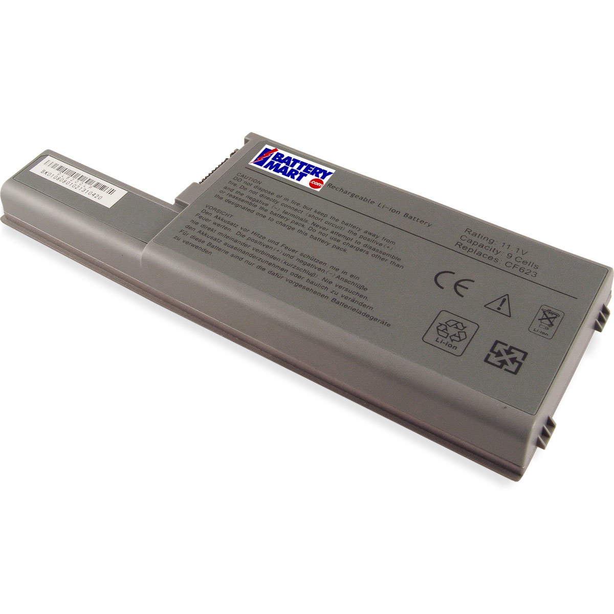 Replacement High Capacity Laptop Battery for Dell Latitude D531 and