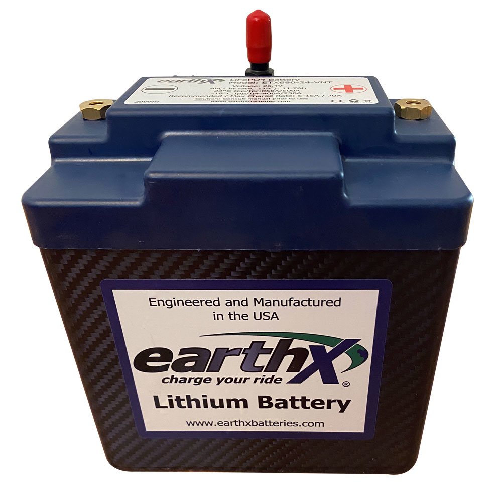 EarthX ETX68024VNT Lithium Battery for Experimental Aircraft