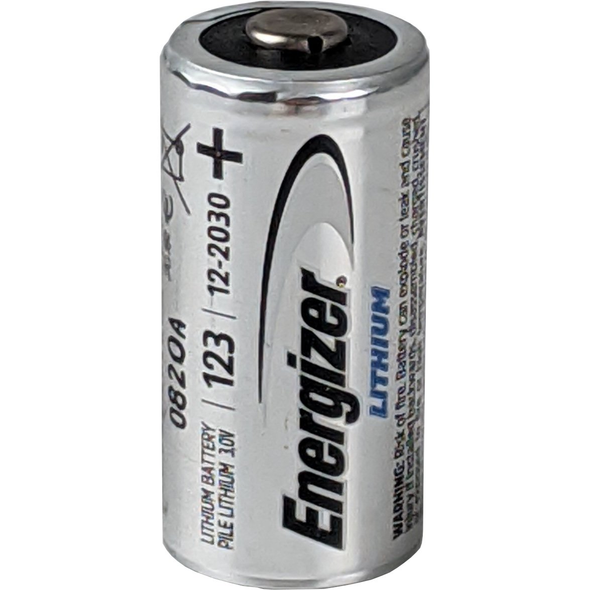 Energizer CR123 3V Lithium Batteries (2-Pack) EL123APBP2 B&H