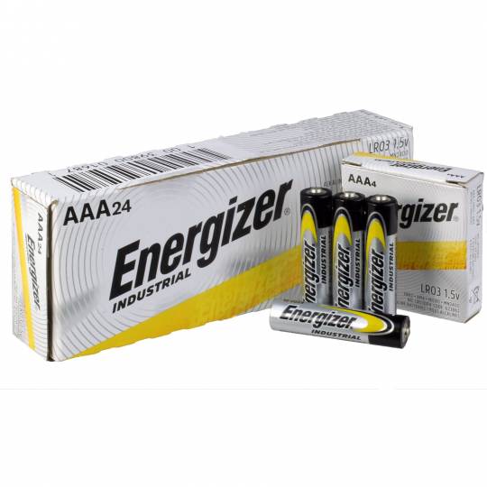 Energizer Industrial Aaa Alkaline Batteries 24 Pack