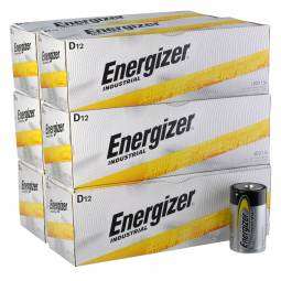Energizer Industrial D Alkaline Batteries - 72 Pack