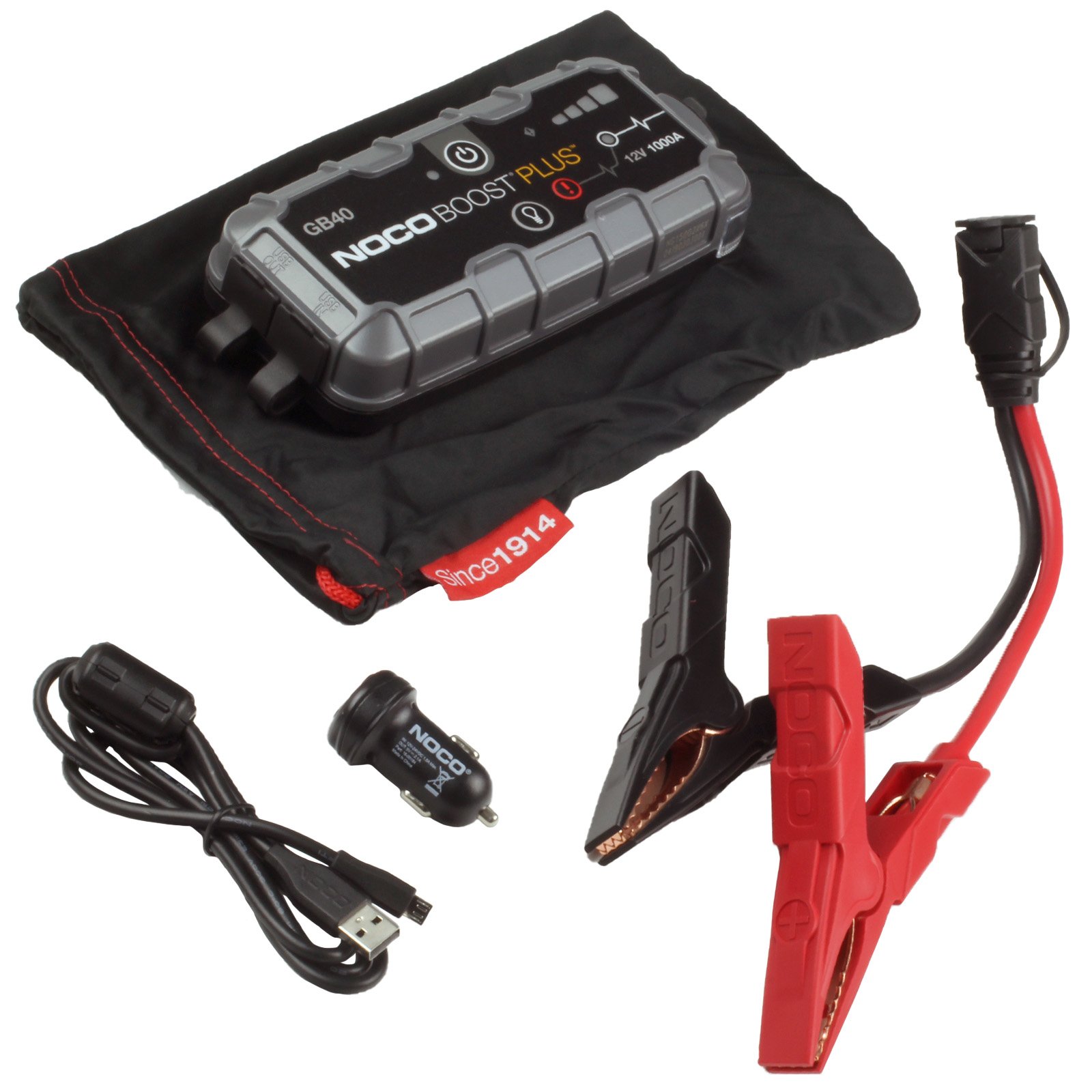 thumbnail image 2 of NOCO GB40 Boost Plus UltraSafe 12V Lithium Jump Starter Power Pack (1000 Peak Amps) 2 of 5