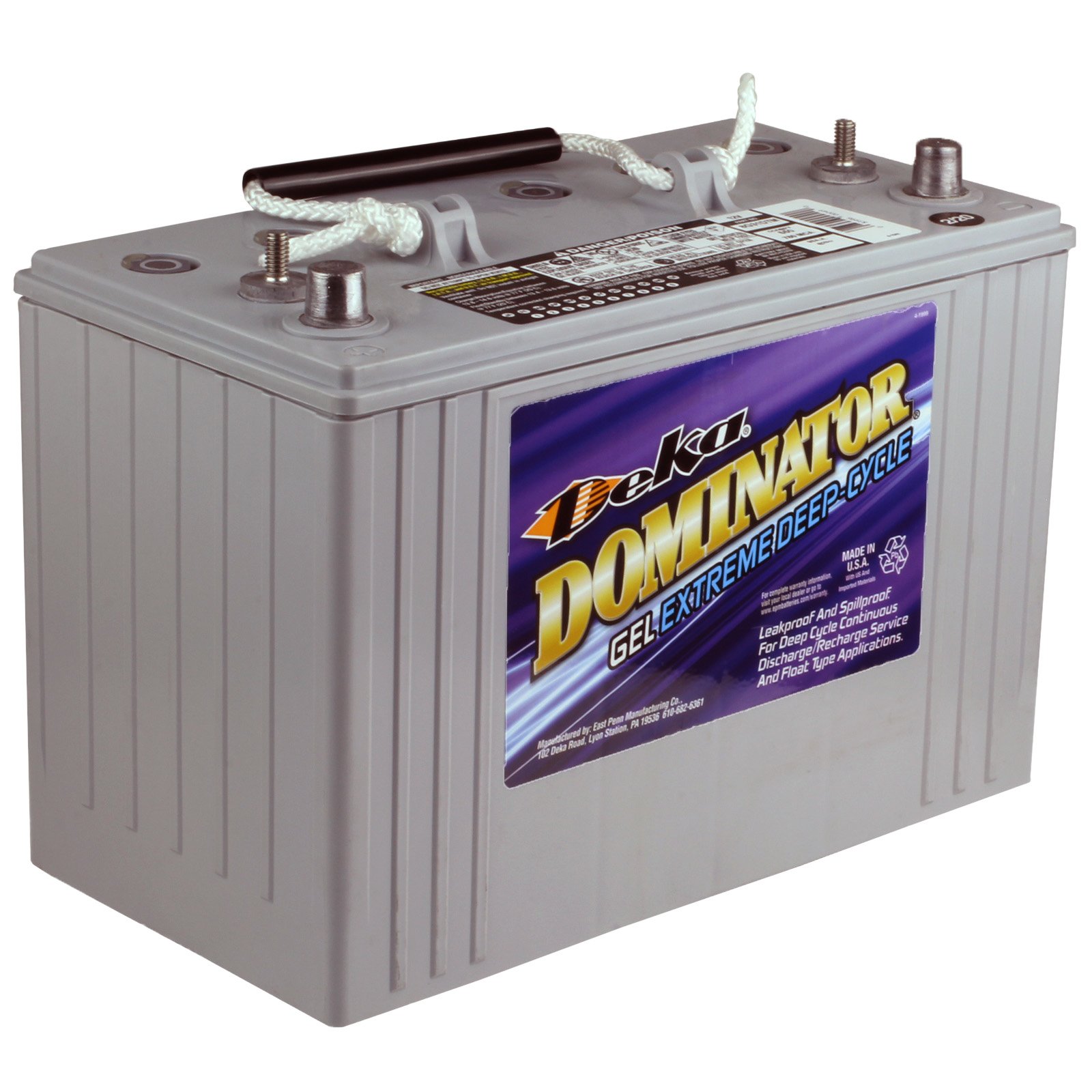 Deka 8G31DTM Group Size 31 Marine Gel Battery Battery Mart