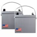 12 Volt 32 Ah Gel Cell Sealed Lead Acid Battery - 2 Pack
