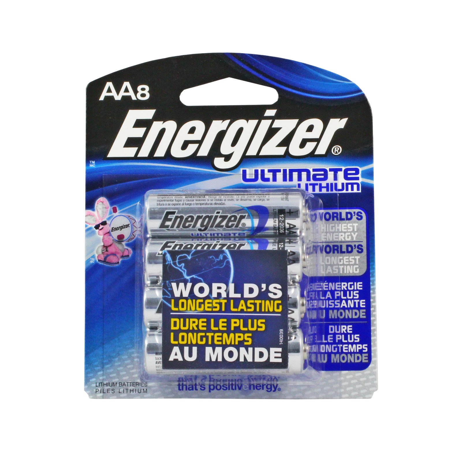 Energizer Ultimate AA Lithium Batteries 8 Pack Free Shipping