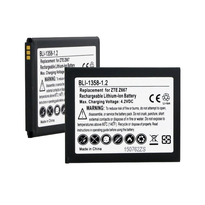 Replacement Cell Phone Battery for ZTE Prelude 2 Battery Mart
