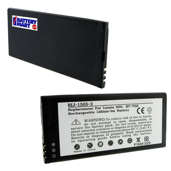 Replacement Nokia BVT5E Cell Phone Battery Battery Mart