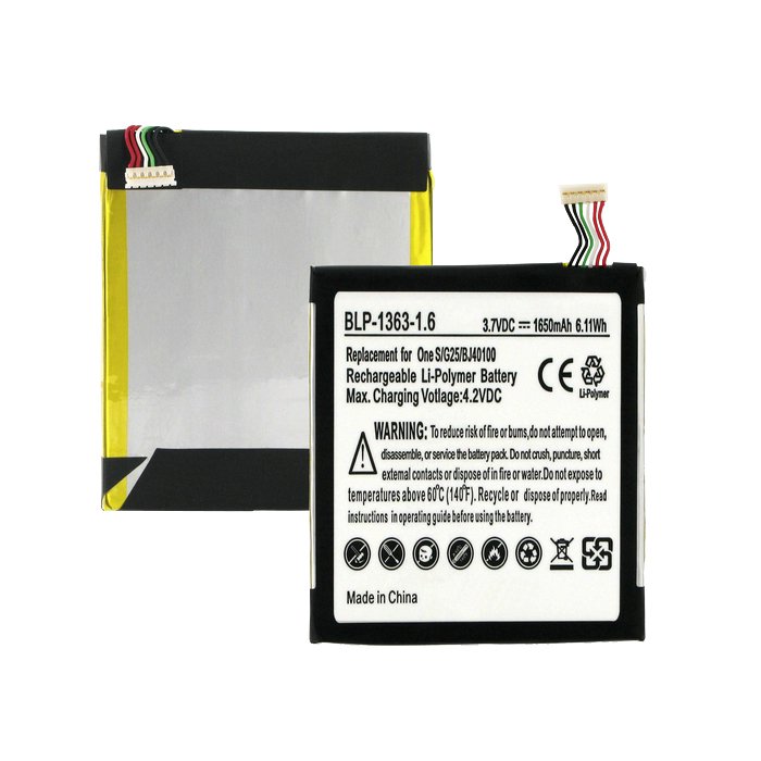 Batterie D'origine HTC One S (OneS) – BJ40100 / 35H00185 – 1650mAh – Occasion