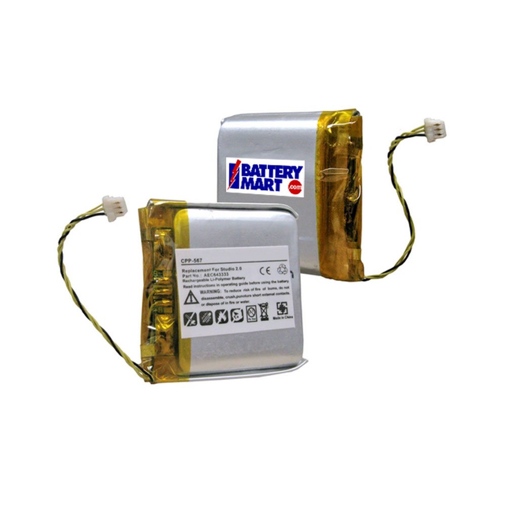 Replacement Beats by Dre Studio 2 Headphones Battery Battery Mart