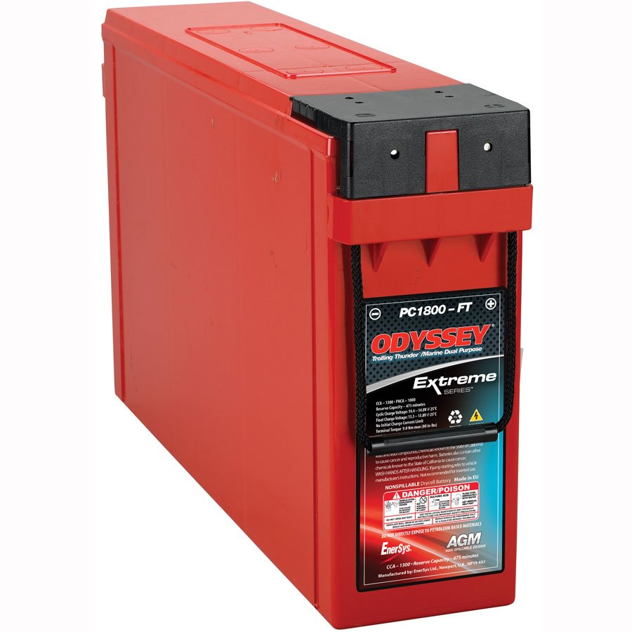 Odyssey Marine Battery Model PC1800FT, 12 Volt 214 Ah