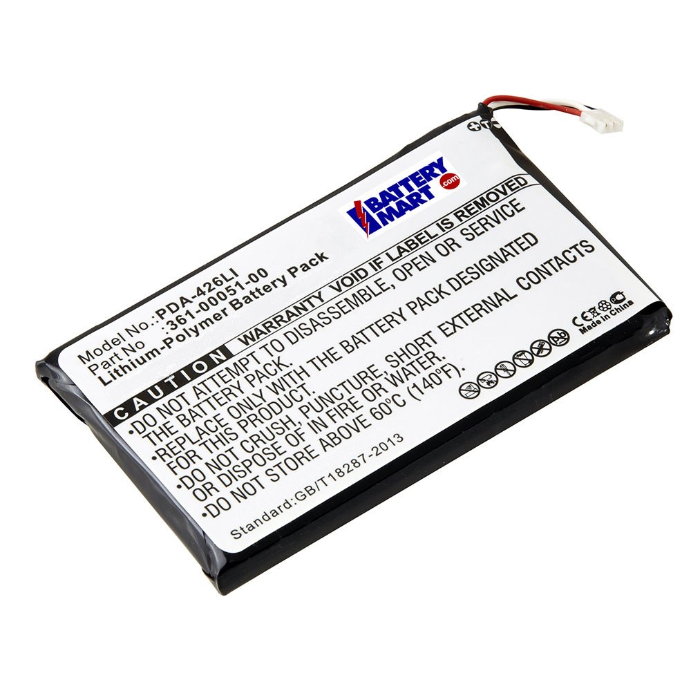 Replacement Garmin 3610005100 GPS Battery Battery Mart