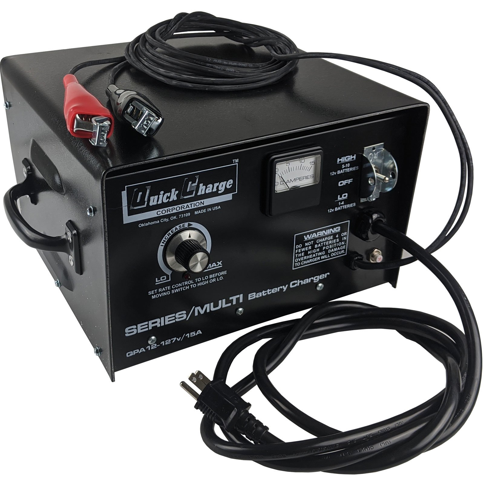 Quick Charge Variable Multi Voltage 12V127V 15A Battery Mart