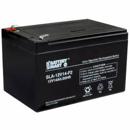 12 Volt 14 Ah Sealed Lead Acid Rechargeable Battery - F2 Terminals