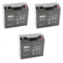 [3 Pack] 12 Volt 18 Ah Sealed Lead Acid Rechargeable Battery