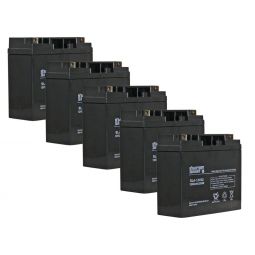 [5 Pack] 12 Volt 22 Ah Sealed Lead Acid Rechargeable Battery