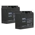 [2 Pack] 12 Volt 22 Ah Sealed Lead Acid Rechargeable Batteries